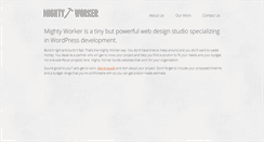 Desktop Screenshot of mightyworker.com